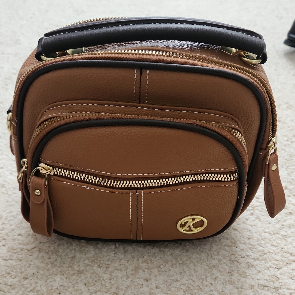 Brown Leather Crossbody Bag